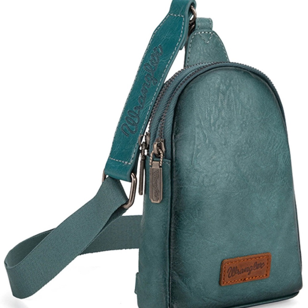 Wrangler Teal Crossbody Bag